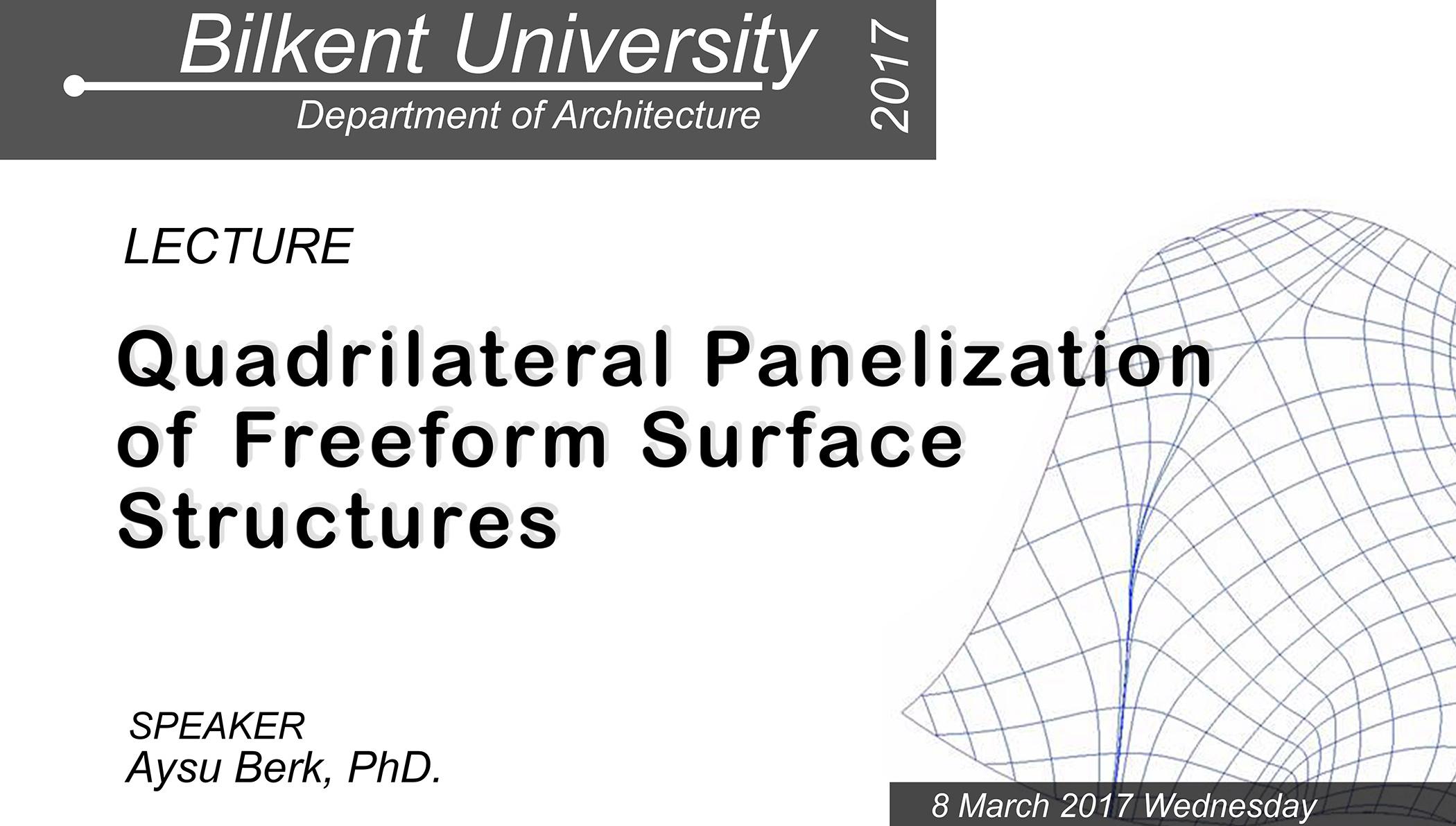 Quadrilateral Panelization of Freeform Surface Structures