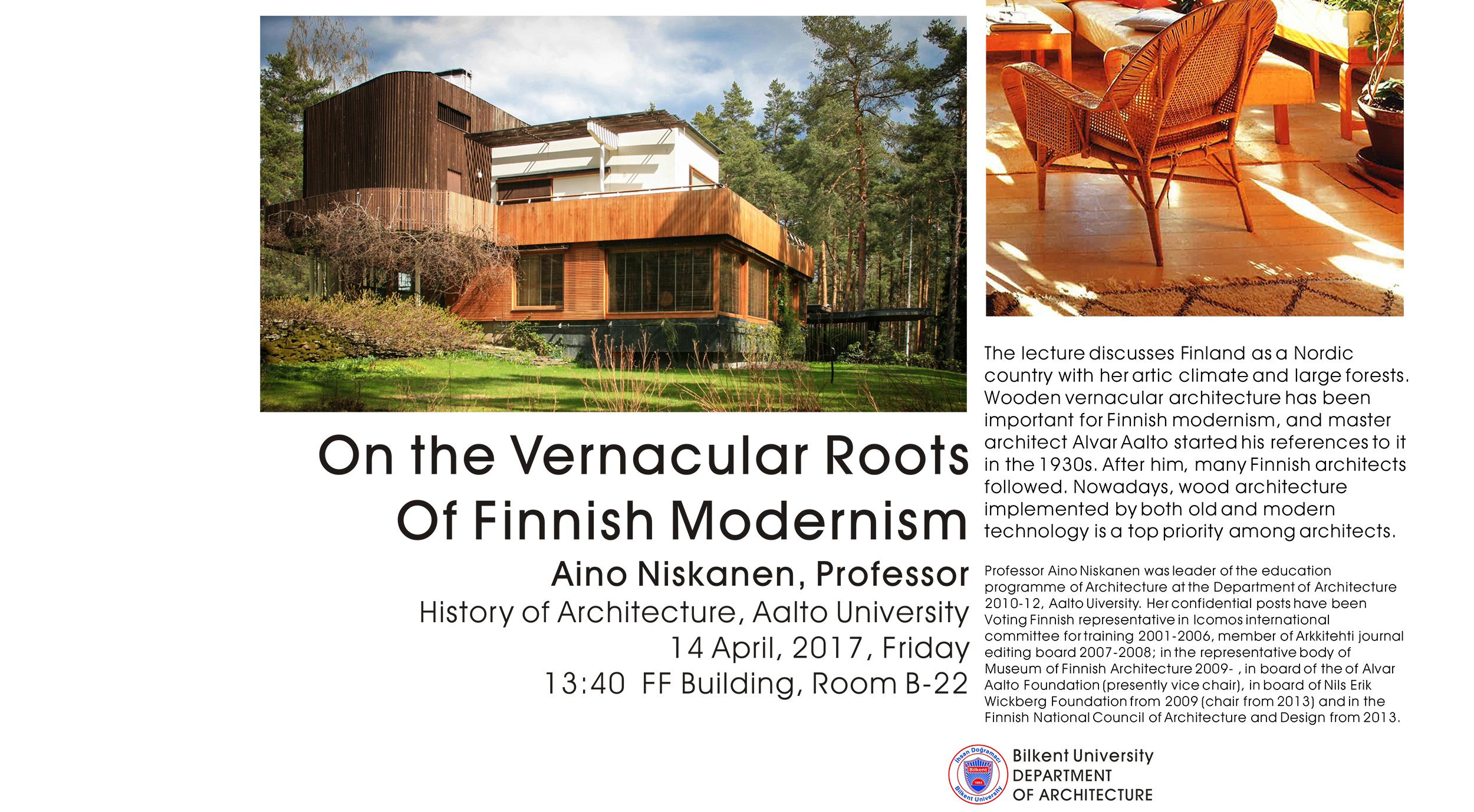 On the Vernacular Roots Of Finnish Modernism